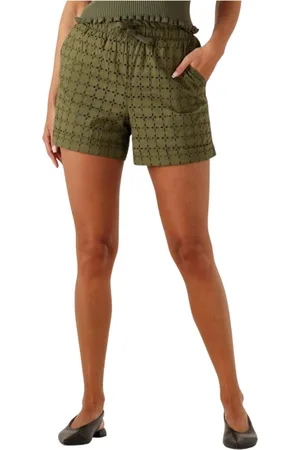 Silvian Heach Korte broeken, Dames, Groen, 2Xs, Groene Shorts voor Casual Zomerdagen