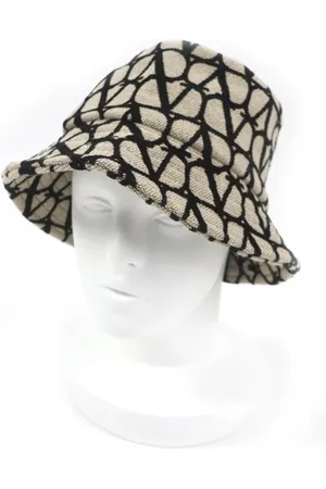 VALENTINO Pre-owned, Dames, , ONE Size, Katoen, Pre-owned Cotton hats