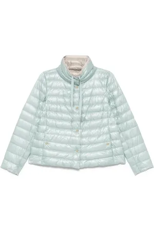 HERNO Jassen, Dames, Blauw, S, Dames Puffer Jas