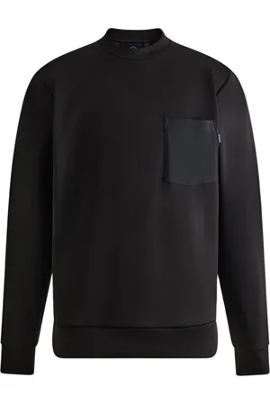 Fusalp Sweatshirts & Hoodies, Heren, Zwart, M, Katoen, Paoloom Heren Sweater