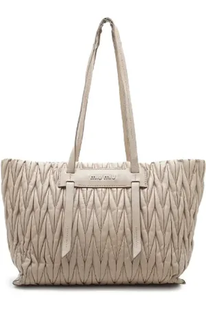 Miu Miu Pre-owned, Dames, Roze, ONE Size, Leer, Tweedehands leren handtassen
