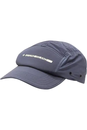 Stone Island Accessoires, Heren, Blauw, ONE Size, Verstelbare cappello hoed gemaakt in Italië