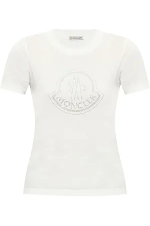 Moncler Tops, Dames, Wit, XS, Dames T-shirt Top
