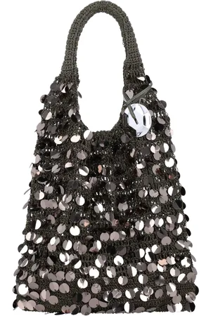 J.W.Anderson Tassen, Dames, Veelkleurig, ONE Size, Pailletten, Paillet Hobo Tas Gunmetal Handtas