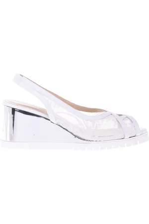BALDININI Schoenen, Dames, Wit, 37 EU, petal mesh sandal