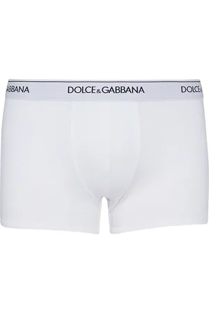 Dolce & Gabbana Ondergoed, Heren, Wit, M, Katoen, Witte katoenen herenondergoed - Lichtgewicht en ademend