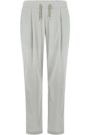 HERNO Broeken, Dames, Grijs, M, Nylon, Chantilly Broek Lichtgewicht en Ademend Ontwerp