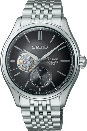 Seiko Accessoires, Dames, Grijs, ONE Size, Spb 471J1 - Horloge Presage Classic Automatisch met open hart
