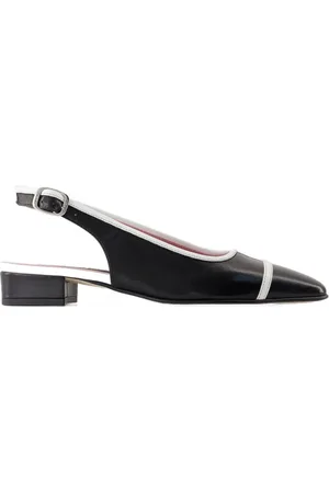Carel Schoenen, Dames, Zwart, 37 EU, Leer, Zwarte Leren Sandalen - Elisa Stijl