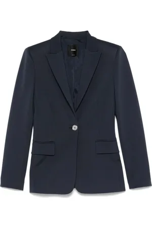 Pinko Jassen, Dames, Blauw, S, Blauwe Jassen voor Vrouwen