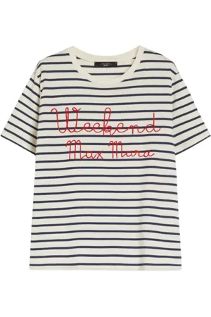 Max Mara Tops, Dames, , M, Ecru Olga T-shirt