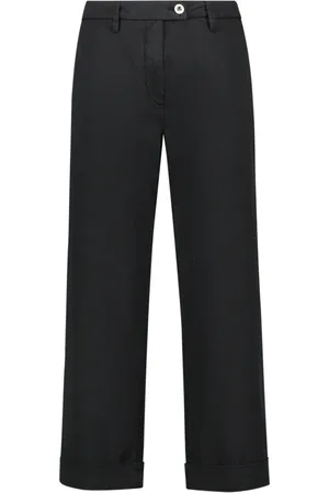 RE-HASH Broeken, Dames, Zwart, W31, Katoen, Dames Chino Broek
