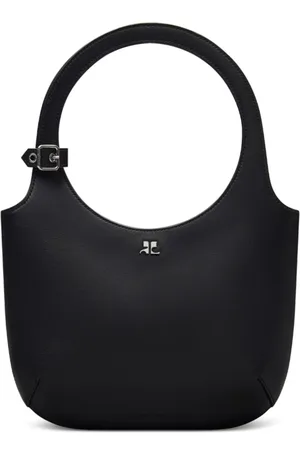 Courrèges Tassen, Dames, Zwart, ONE Size, Zwarte Handtas voor Moderne Vrouwen