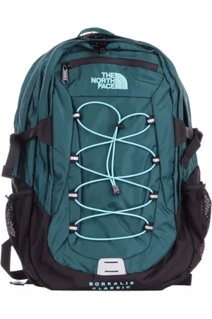 The North Face Tassen, Heren, Blauw, ONE Size, Nylon, Blauwe Logo Rugzak met Meerdere Compartimenten