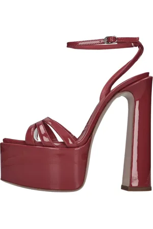 LE SILLA Schoenen, Dames, Rood, 38 EU, Leer, Sandalen Rood