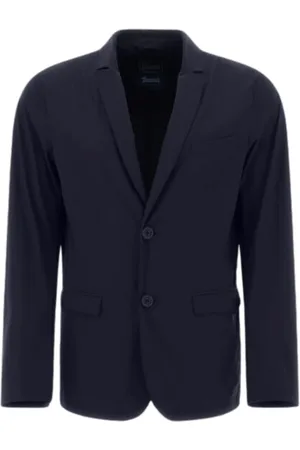 HERNO Jassen, Heren, Blauw, M, Nylon, Blauwe Stijlvolle Jas voor Mannen