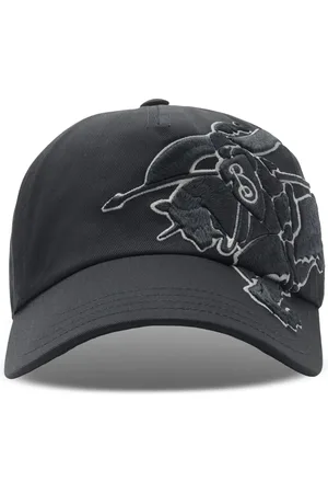 Burberry Accessoires, Dames, Zwart, S, Charcoal Jumpy Cap