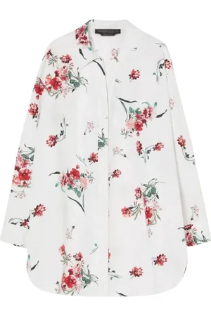 Persona by Marina Rinaldi Blouses & Shirts, Dames, Wit, 5Xl, Katoen, Elegante lente bloes