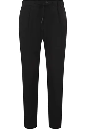 HERNO Broeken, Heren, Zwart, L, Nylon, Slim-fit Broeken