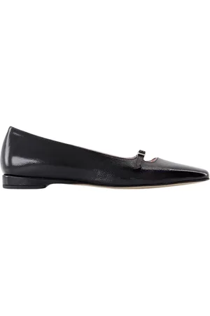 Carel Schoenen, Dames, Zwart, 38 EU, Leer, Emilie Ballerina`s