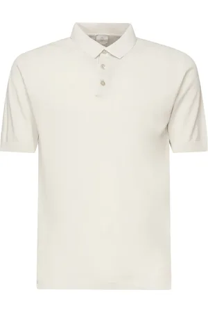 ELEVENTY Tops, Heren, , 2Xl, Katoen, Sand Polo T-shirts en Polos