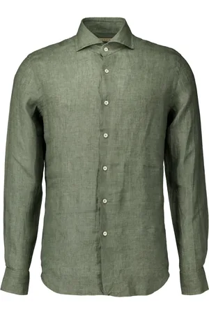 Xacus Overhemden, Heren, Groen, L, Groen Overhemd Lange Mouw