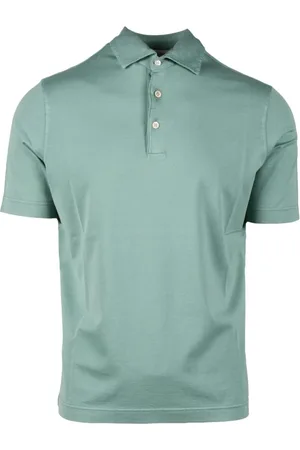 FILIPPO DE LAURENTIIS Tops, Heren, Groen, 2Xl, Katoen, Katoenen Polo