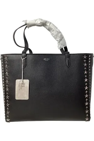 Jimmy Choo Pre-owned, Dames, Zwart, ONE Size, Leer, Pre-owned Leather totes