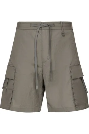 HERNO Korte broeken, Heren, Grijs, M, Grijze Korte Broek Lamier
