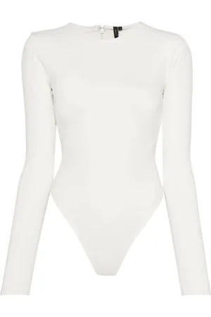 Entire Studios Tops, Dames, Wit, M, Stijlvolle Body RI Horloge