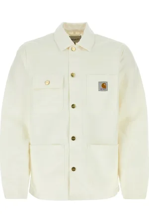 Carhartt Jassen, Heren, , S, Stijlvol Canvas Jas voor Moderne Mannen