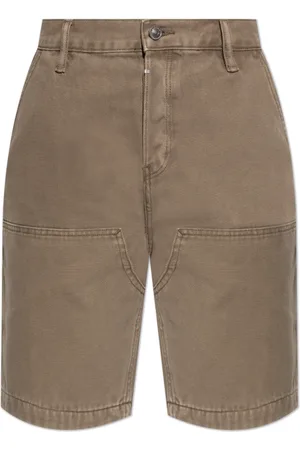 AllSaints Korte broeken, Heren, Bruin, W33, Katoen, Shorts Alva