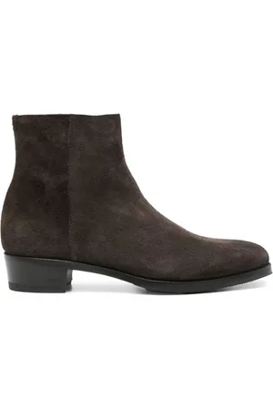 LIDFORT Schoenen, Heren, Bruin, 44 EU, Bruin Ceder Zijrits Gestapelde Hak Schoenen