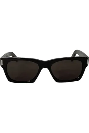 Saint Laurent Pre-owned, Heren, Zwart, ONE Size, Pre-owned Acetate sunglasses