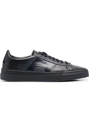 santoni Schoenen, Heren, Blauw, 42 EU, Lamb Sneakers voor Mannen