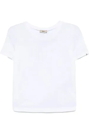 HERNO Tops, Dames, Wit, XS, Dames T-shirt Casual Stijl