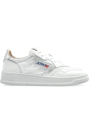 Autry Schoenen, Dames, Wit, 40 EU, Leer, Sneakers Medalist Low