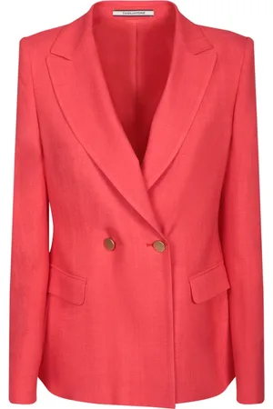 TAGLIATORE Jassen, Dames, Roze, M, Leer, Double-breasted jas