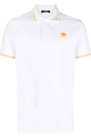 VERSACE Tops, Heren, Wit, M, Witte T-shirts en Polos