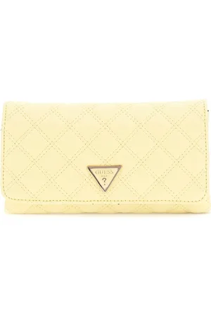 Guess Accessoires, Dames, Geel, ONE Size, Leer, Gewatteerde Mini Schoudertas