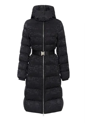 Elisabetta Franchi Mantels, Dames, Zwart, M, Polyester, Zwarte jas voor vrouwen Aw 24