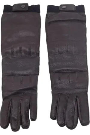 Marni Pre-owned, Dames, Bruin, ONE Size, Leer, Pre-owned Leather gloves