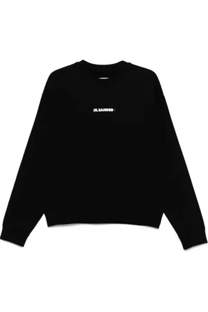 Jil Sander Sweatshirts & Hoodies, Heren, Zwart, M, Zwarte Sweatshirt met Logoprint