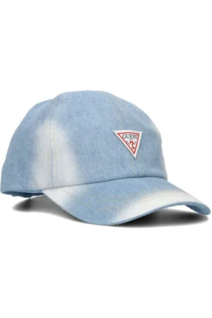 Guess Accessoires, Dames, Blauw, ONE Size, Blauwe Baseball Cap voor Zonnige Dagen