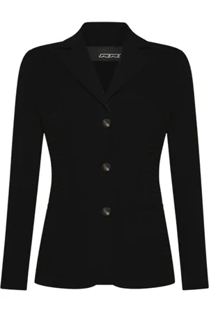 RRD Jassen, Dames, Zwart, XL, Zwarte Blazer Jurk voor Vrouwen