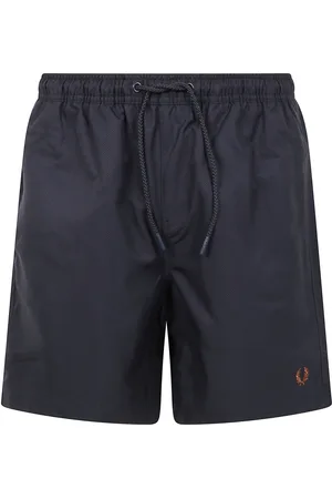 Fred Perry Badkleding, Heren, Blauw, XL, Klassieke zwemshorts