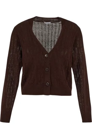 Malo Truien, Dames, Bruin, XS, Casual Crewneck Sweater