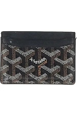 GOYARD Pre-owned, Heren, Zwart, ONE Size, Pre-owned Coated canvas wallets