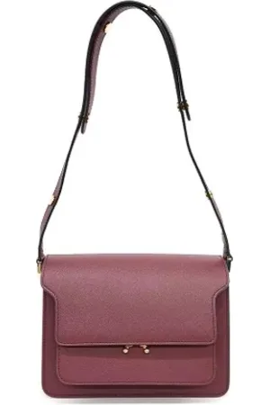 Marni Pre-owned, Dames, Rood, ONE Size, Tweedehands leren handtassen