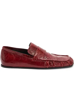 Jil Sander Schoenen, Dames, Rood, 36 EU, Stijlvolle Loafer Schoenen voor Mannen